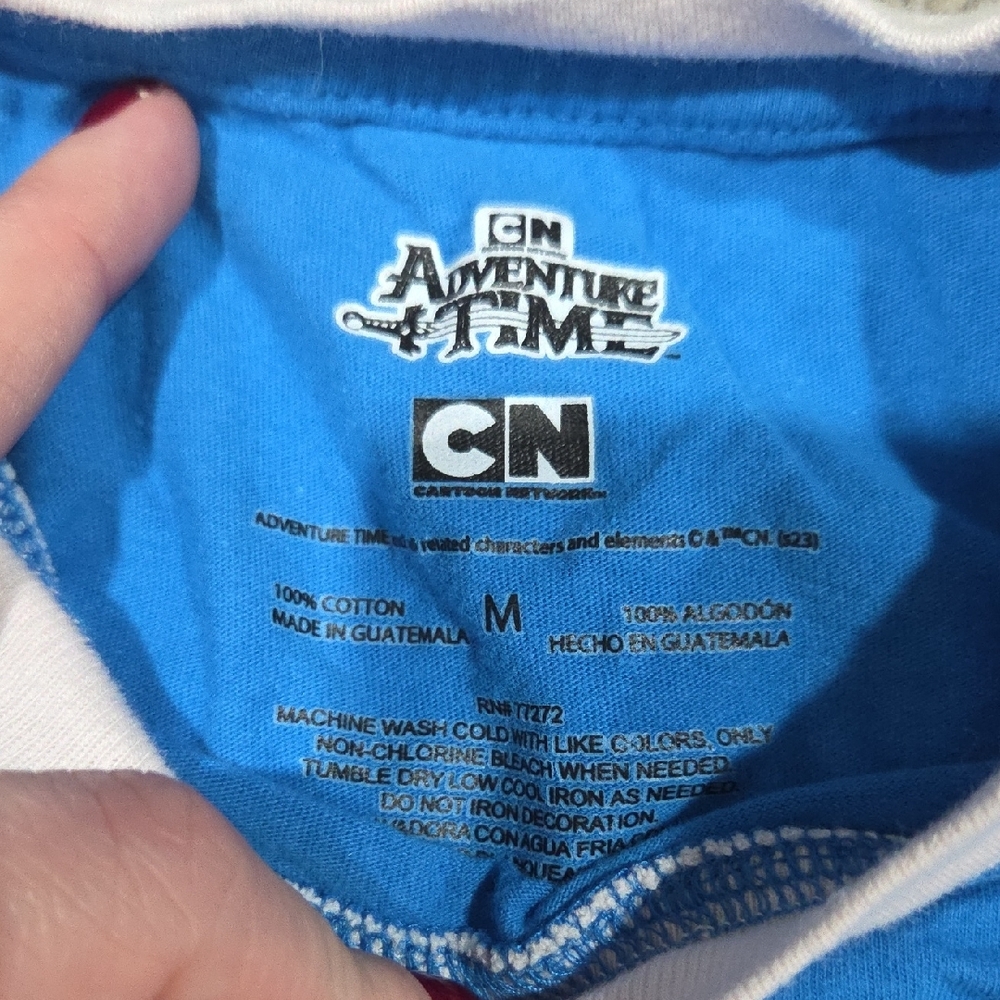 Adventure Time Blue Graphic Tee - Picture 3 of 4